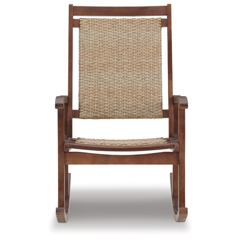 Signature Design by Ashley Emani Eucalyptus Outdoor Rocking Chair